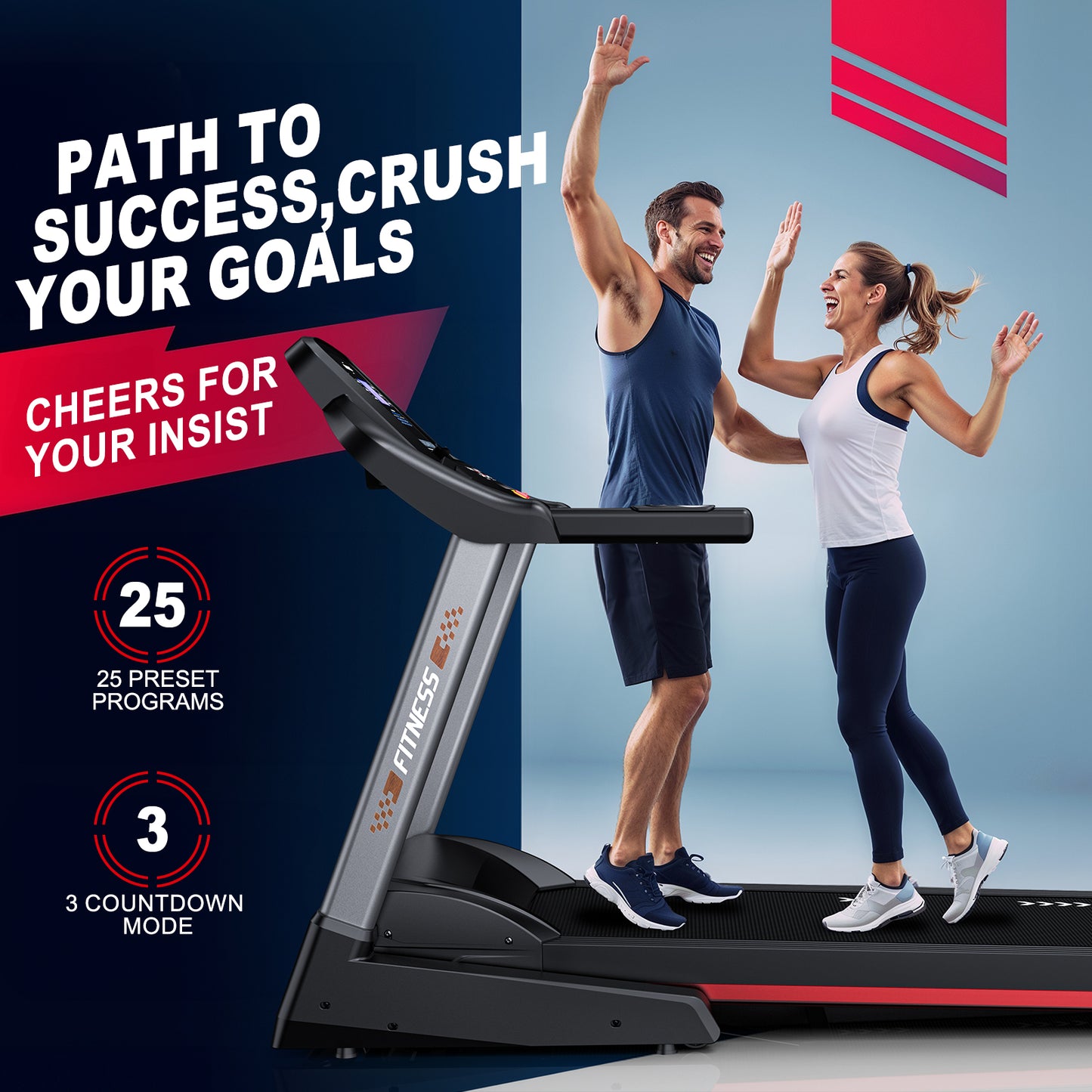 CharonFit Laufband für Zuhause Klappbar mit Steigung: 160KG Tragfähigkeit, Max 20kmh Geschwindigkeitspanne, 20 Automatische Neigung, 25 Voreingestellte Programme